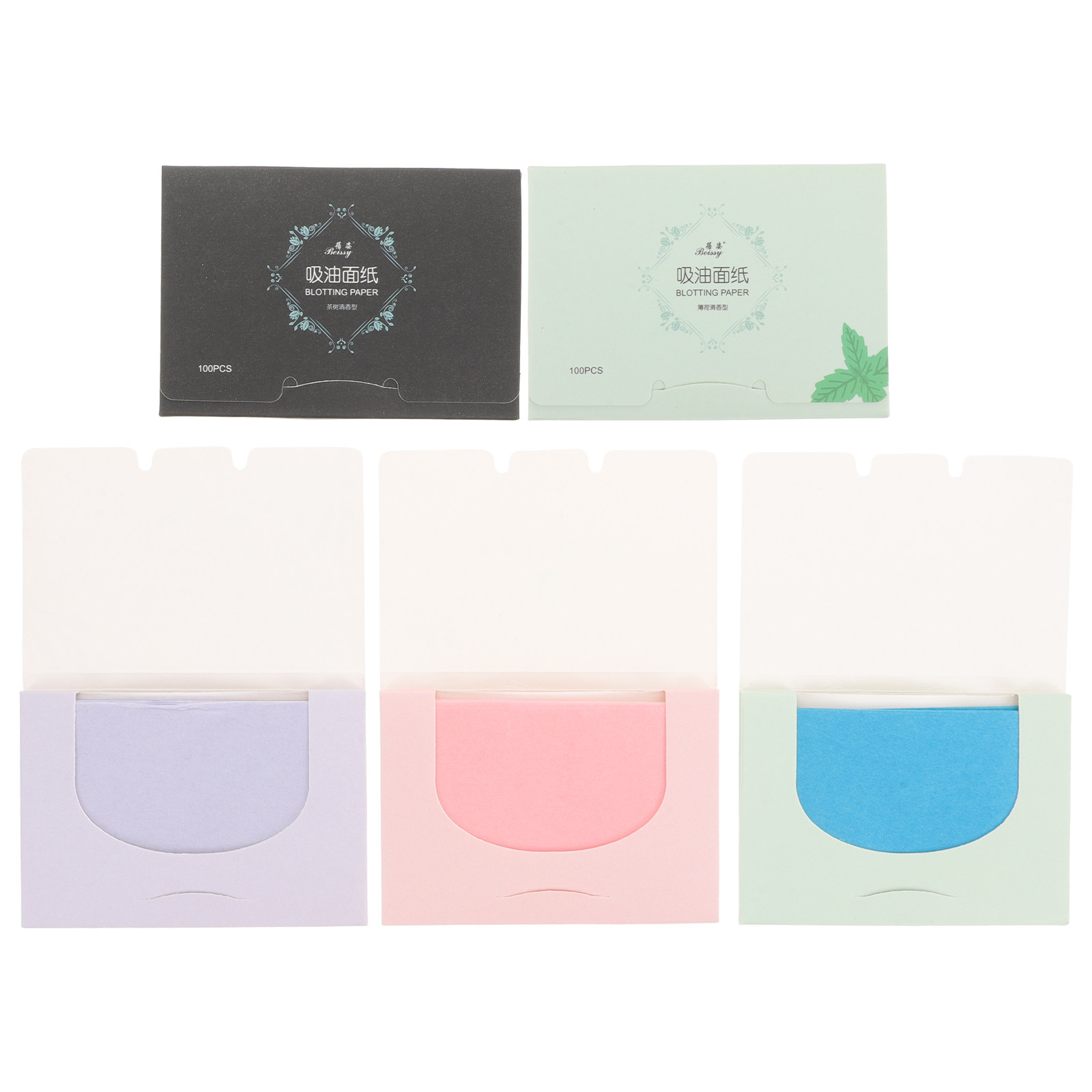 Home Fragrance Lavender - 500 Stuks Gezichtsolie-Absorberende Papieren Linnen Roze