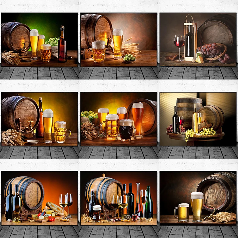 Room Spray Bottle - Keuken Bar Rode Wijn Druif Bierfles