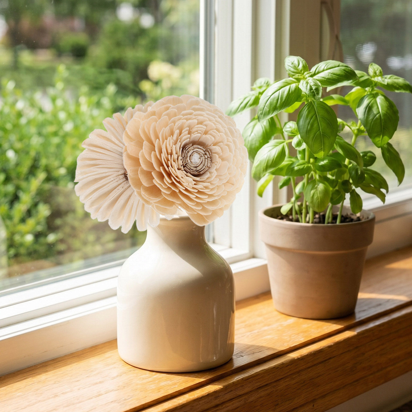 Home Fragrance Leather Diffuser - 4 stuks bloemvormige diffuserstokjes, bloemengeur, bloemige