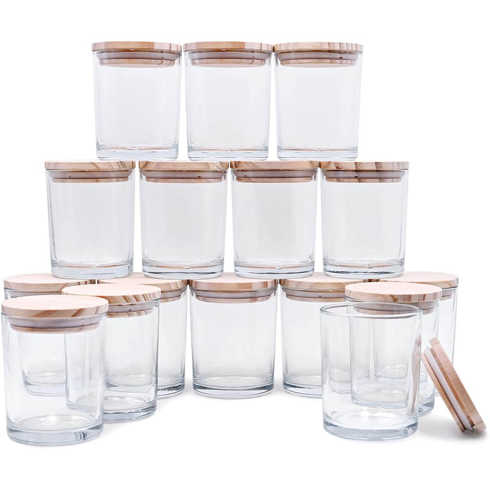 Amber Jar Candle - 200 ml dikke kaarspotten voor het