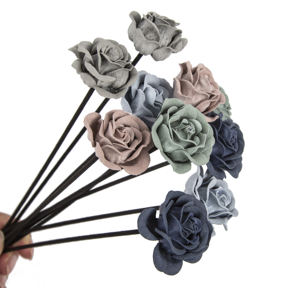 Home Fragrance Leather Diffuser - Nieuwe 10 Stuks Leer Fluwelen Blauwe