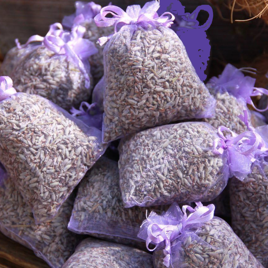Home Fragrance Sachet - 10 stuks natuurlijke lavendelzakjes, echte geconserveerde