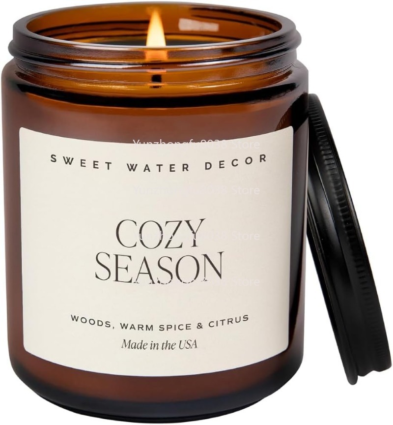 Warme kruiden- en citrusgeur v - Amber Jar Candle recensie en prijs
