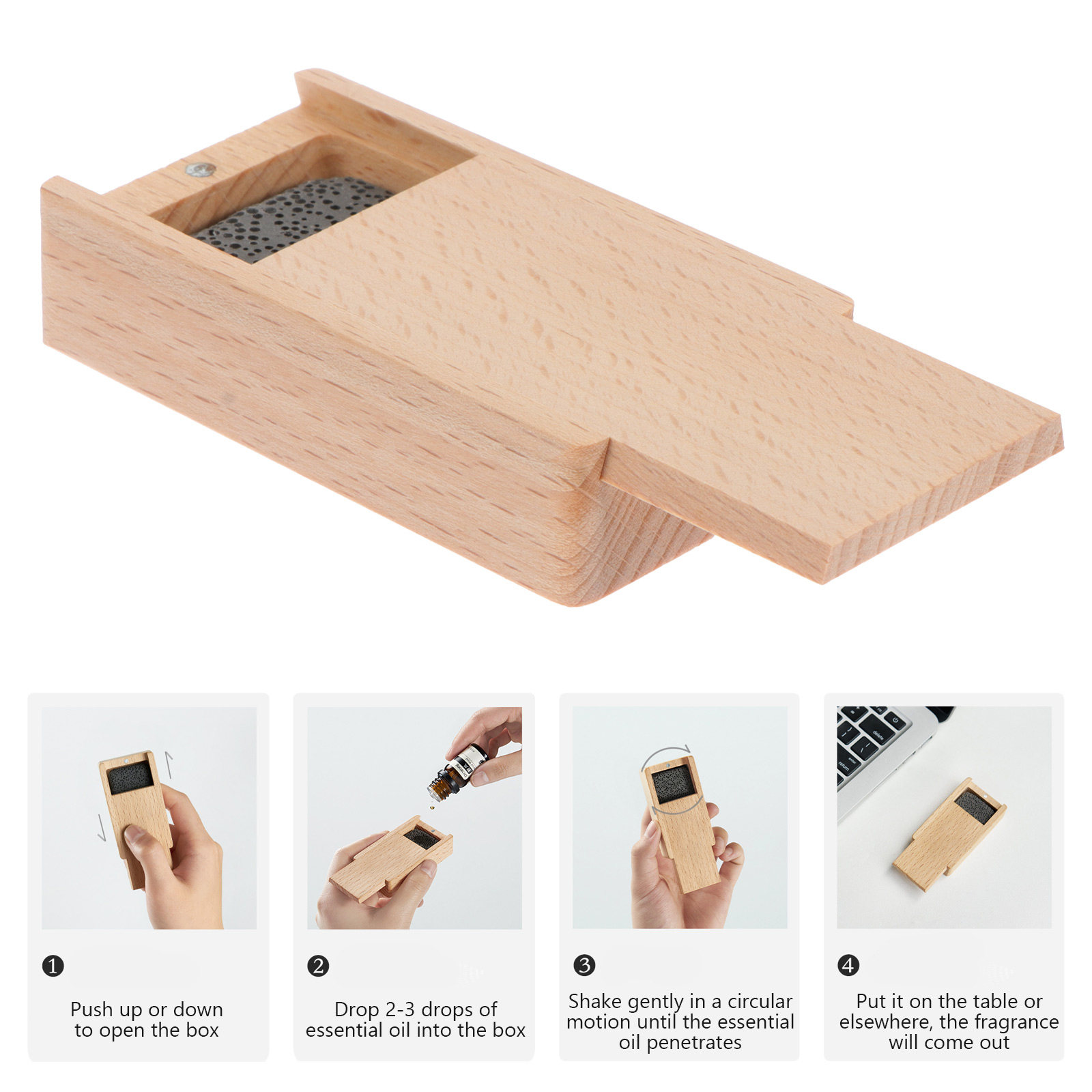 1Set Beukenhouten Diffuser Pre - Home Fragrance Leather Diffuser recensie en prijs
