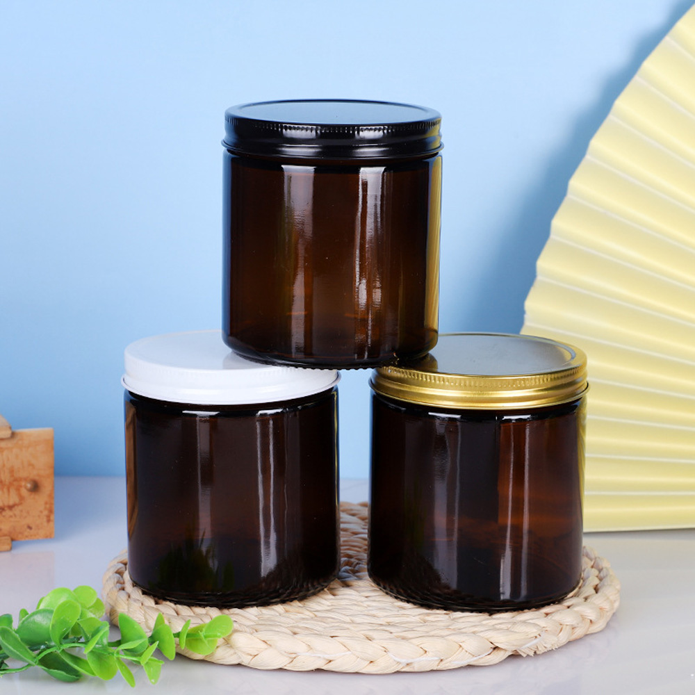 250 ml bruin en amber ronde gl - Amber Jar Candle recensie en prijs