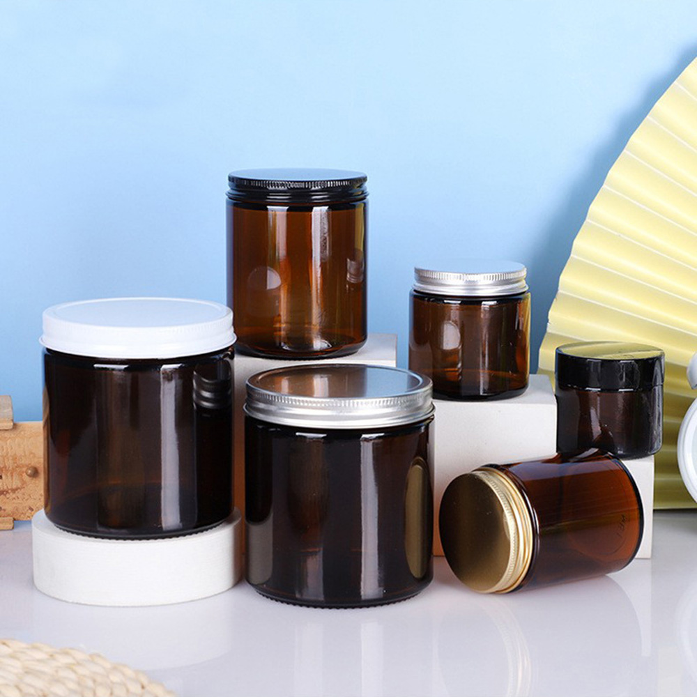 250 ml bruin en amber ronde gl - Amber Jar Candle recensie en prijs
