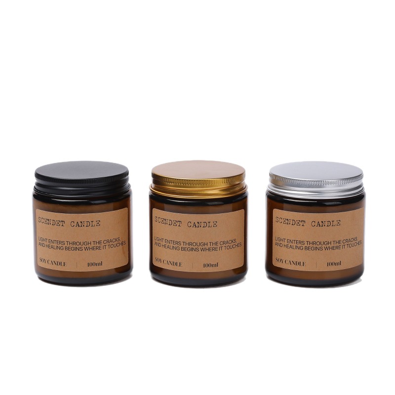 Amber glazen pot sojawas geurk - Amber Jar Candle recensie en prijs