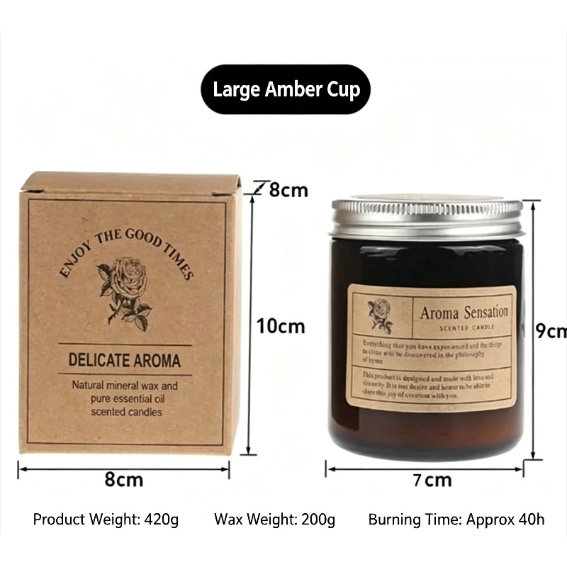Amber glazen pot sojawas geurk - Amber Jar Candle recensie en prijs