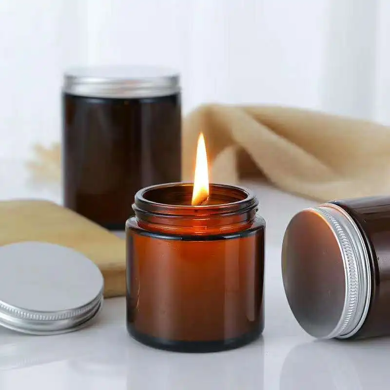 6 st 100/250 ml Amber Glazen K - Amber Jar Candle recensie en prijs