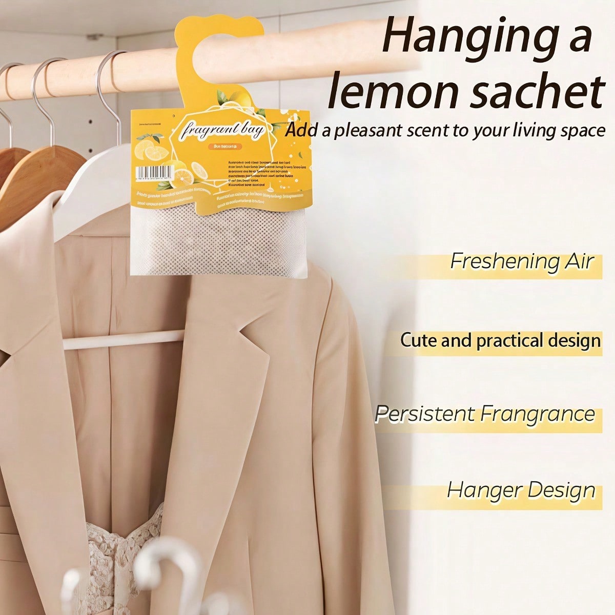 Hangende citroengeurende zakje - Home Fragrance Sachet recensie en prijs