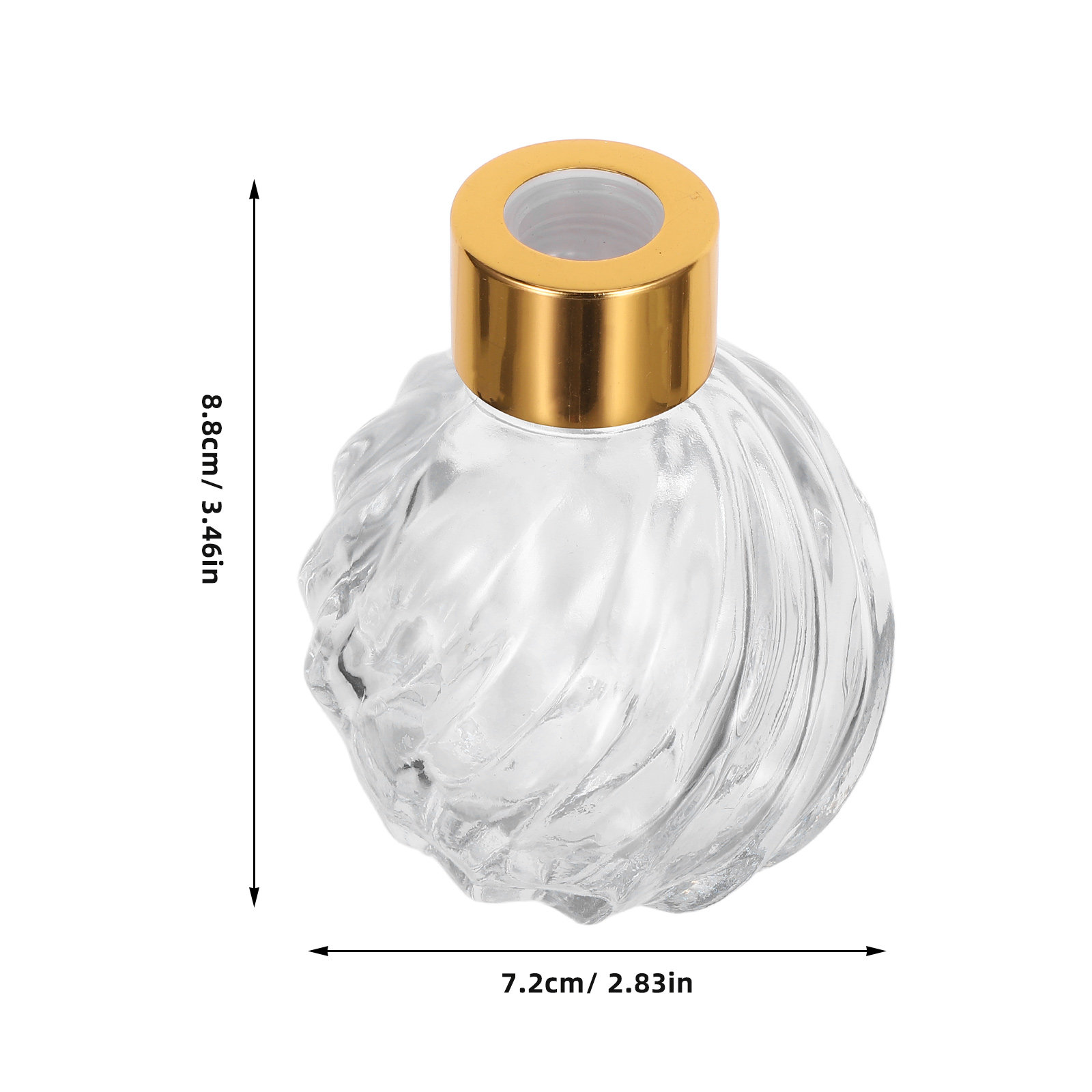 2 Stuks 100Ml Helder Glas Vint - Home Fragrance Leather Diffuser recensie en prijs