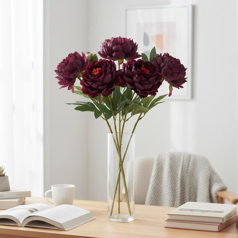 4 stuks gesimuleerde pioenroze - Home Fragrance Edg recensie en prijs