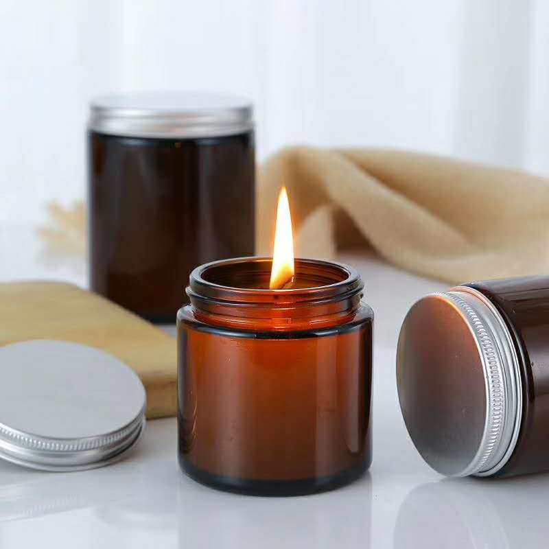 6 st 100/250 ml Amber Glazen K - Amber Jar Candle recensie en prijs